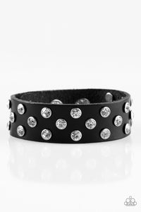 Paparazzi "Shine On You Crazy Diamond" Black Wrap Bracelet Paparazzi Jewelry