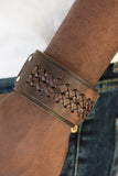 Paparazzi VINTAGE VAULT "Hot On The Trail" Brown Urban Bracelet Unisex Paparazzi Jewelry