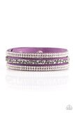 Paparazzi "Mega Glam" Purple Wrap Bracelet Paparazzi Jewelry