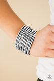 Paparazzi "Wham Bam Glam" Black Wrap Bracelet Paparazzi Jewelry