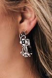 Paparazzi "Garden County" FASHION FIX Silver Earrings Paparazzi Jewelry