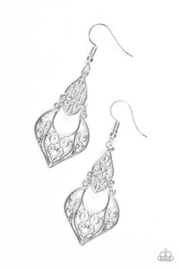 Paparazzi "Genie Grotto" Silver Earrings Paparazzi Jewelry