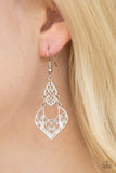 Paparazzi "Genie Grotto" Silver Earrings Paparazzi Jewelry