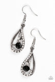 Paparazzi "All For Show" Black Earrings Paparazzi Jewelry