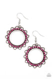 Paparazzi "Bring Your Tambourine" Pink Earrings Paparazzi Jewelry