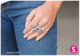 Paparazzi "I Am An Island - Purple" ring Paparazzi Jewelry