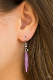 Paparazzi VINTAGE VAULT "Speak Of The DIVA" Purple Necklace & Earring Set Paparazzi Jewelry