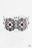 Paparazzi "EMPRESS-ive Shimmer" Red Bracelet Paparazzi Jewelry