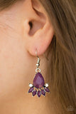 Paparazzi "Meant To Bead" Purple Earrings Paparazzi Jewelry