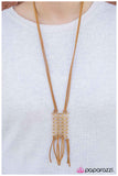 Paparazzi "Infinite Fringe - Brown" necklace Paparazzi Jewelry