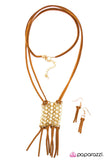 Paparazzi "Infinite Fringe - Brown" necklace Paparazzi Jewelry