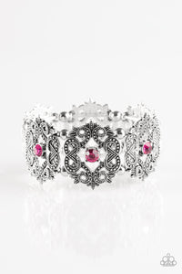 Paparazzi "EMPRESS-ive Shimmer" Pink Bracelet Paparazzi Jewelry