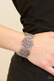 Paparazzi "EMPRESS-ive Shimmer" Pink Bracelet Paparazzi Jewelry