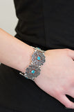 Paparazzi "EMPRESS-ive Shimmer" Blue Bracelet Paparazzi Jewelry