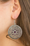 Paparazzi "Catch A Chill" Purple Earrings Paparazzi Jewelry