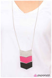 Paparazzi "Third Times a Charm - Pink" necklace Paparazzi Jewelry