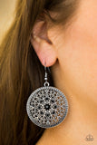 Paparazzi "Catch A Chill" Black Earrings Paparazzi Jewelry