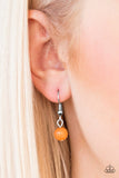 Paparazzi "Stone Simplicity" Orange Necklace & Earring Set Paparazzi Jewelry