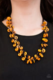 Paparazzi "Hoppin Honolulu" Orange Necklace & Earring Set Paparazzi Jewelry