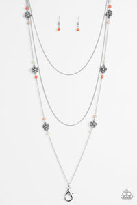 Paparazzi "Hibiscus Hideaway" Multi Lanyard Necklace & Earring Set Paparazzi Jewelry
