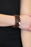 Paparazzi "Out Of The Woods" Brown Bracelet Paparazzi Jewelry