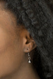 Paparazzi "Industrial Idol" Black Lanyard Necklace & Earring Set Paparazzi Jewelry