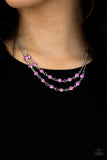 Paparazzi "Summer Girl" Purple Necklace & Earring Set Paparazzi Jewelry