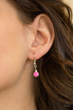 Paparazzi "Summer Girl" Pink Necklace & Earring Set Paparazzi Jewelry