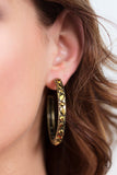 Paparazzi "Million Dollar Mama" FASHION FIX Brass Earrings Paparazzi Jewelry