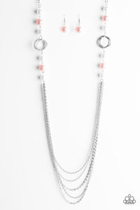 Paparazzi "Pour The Wine" Pink Necklace & Earring Set Paparazzi Jewelry