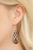 Paparazzi "Chic Contessa" Brown Earrings Paparazzi Jewelry