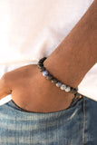 Paparazzi "Ambition" Blue Urban Bracelet Unisex Paparazzi Jewelry