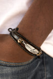 Paparazzi "Aero Adventure" Black Urban Bracelet Unisex Paparazzi Jewelry
