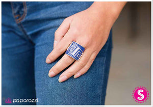 Paparazzi "A-Mazed" Blue Ring Paparazzi Jewelry