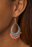 Paparazzi "Casually Cancun" Orange Earrings Paparazzi Jewelry