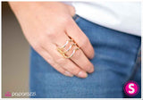 Paparazzi "Point Me in the Right Direction - Gold" ring Paparazzi Jewelry