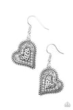 Paparazzi "True Love" Silver Earrings Paparazzi Jewelry