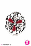 Paparazzi "A Spoonful of Sparkle" Red Ring Paparazzi Jewelry