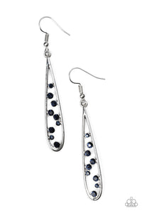 Paparazzi "Here Comes The REIGN" Blue Earrings Paparazzi Jewelry