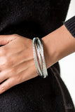 Paparazzi "Metal Mogul" Silver Bracelet Paparazzi Jewelry