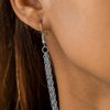 Paparazzi "TEARDROP-Dead Gorgeous" Silver Necklace & Earring Set Paparazzi Jewelry