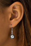 Paparazzi "Big Baller" Silver Necklace & Earring Set Paparazzi Jewelry