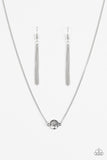 Paparazzi "Treetop Trend" Silver Necklace & Earring Set Paparazzi Jewelry