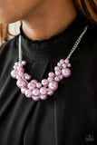 Paparazzi "Glam Queen" Purple Necklace & Earring Set Paparazzi Jewelry