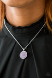 Paparazzi "Believe In Glitter" Purple Necklace & Earring Set Paparazzi Jewelry