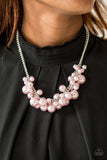 Paparazzi "Glam Queen" Pink Necklace & Earring Set Paparazzi Jewelry