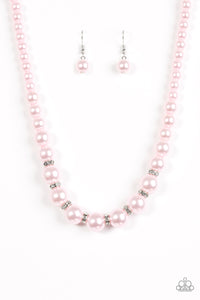 Paparazzi "Showtime Shimmer" Pink Necklace & Earring Set Paparazzi Jewelry