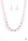 Paparazzi "Showtime Shimmer" Pink Necklace & Earring Set Paparazzi Jewelry