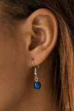 Paparazzi "Dreamy Discovery" Blue Necklace & Earring Set Paparazzi Jewelry