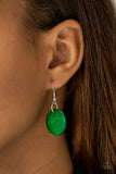 Paparazzi "South Beach Summer" Green Necklace & Earring Set Paparazzi Jewelry